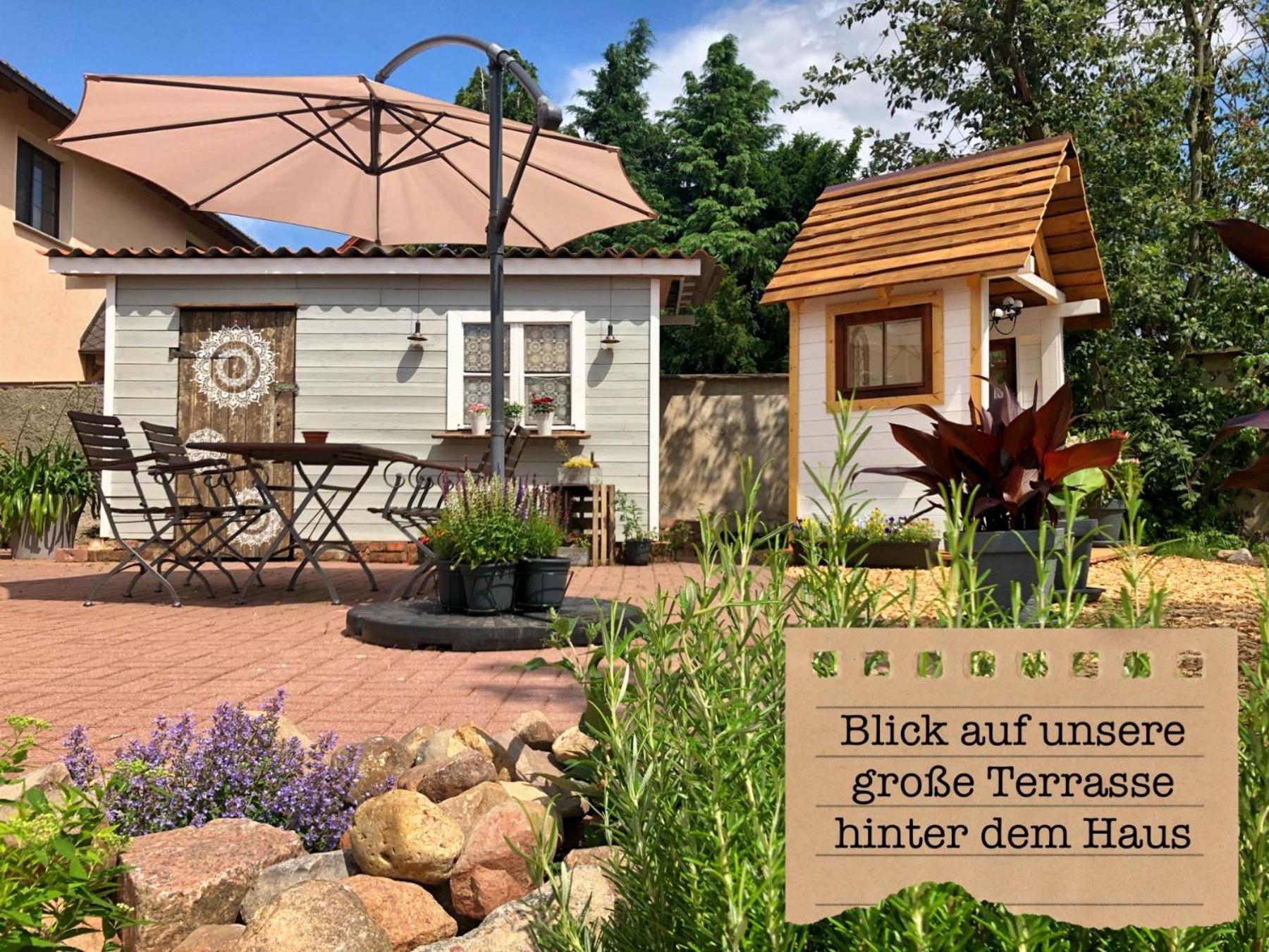Alte Schule Wittenberg, 3 Ferienwohnungen Fuer Bis Zu 12 Personen, An Der Elbe, Mit Garten 外观 照片