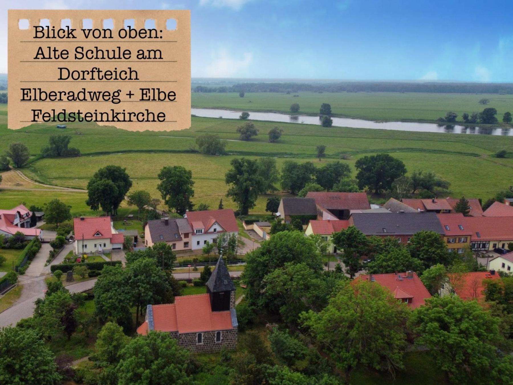 Alte Schule Wittenberg, 3 Ferienwohnungen Fuer Bis Zu 12 Personen, An Der Elbe, Mit Garten 外观 照片